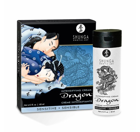 Krem stymulujący dla par (łagodny) - Shunga Dragon Cream Sensitive 60 ml